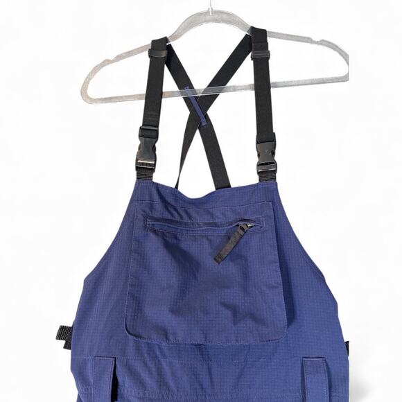 Burton AK GORE-TEX ? Snowboard Bib Pant Women's Blue Size Medium Ripstop - Picture 2 of 16